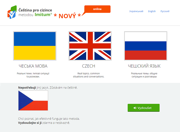 Angličtina bez biflování - náhled na web